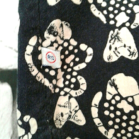 Designer Robert Stock abstract fish print shirt, very cool, sz XL - Picture 5 of 7